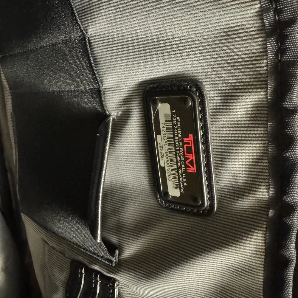 🔥TUMI LUXURY Men’s Black Travel Laptop Briefcase Bag - FEATURES ! EXCELLENT!!